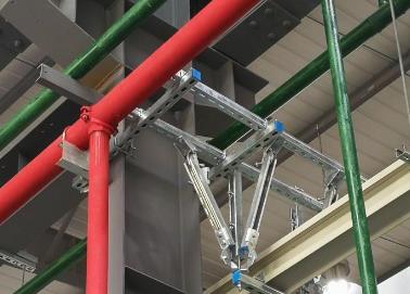 静海该抗震支架的整体式支吊架结构协调性好
